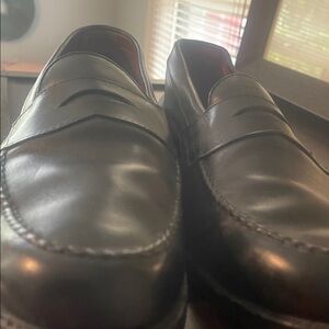 Allen Edmonds Sleek Black Leather Slip-Ons